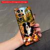 2DFlat Samsung Phone Case Autumn Forest Dog On Fallen Leaves Applicable To Galaxy S23 S24 S25ULTRA S26 A12 A14 A15 A16 A54 A55