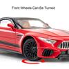 1:22 Scale Sl63 G800 Model Miniature Car Toys Diecast Alloy Vehices Front Wheel Steering Sound Light Pull Back Models Adult Gift