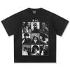 Tričko s grafickým potiskem The Notorious BIG Collage Oversized Unisex Hip Hop Rapper Ležérní Bavlněné Krátký rukáv Streetwear Top