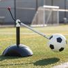 Eco-friendly Plastic Football Trainer Degree Rotational Soccer Kick Tool for