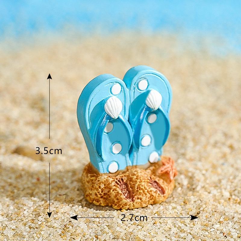 Micro-landscape Design Surfboard Sailboat Sea Shell Seabird Accessories OceanBeach and Seaside Small Ornaments