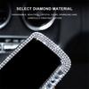 Sparkle Diamond Car Interior Rearview Mirror Bling Rhinestone Decor Accessories