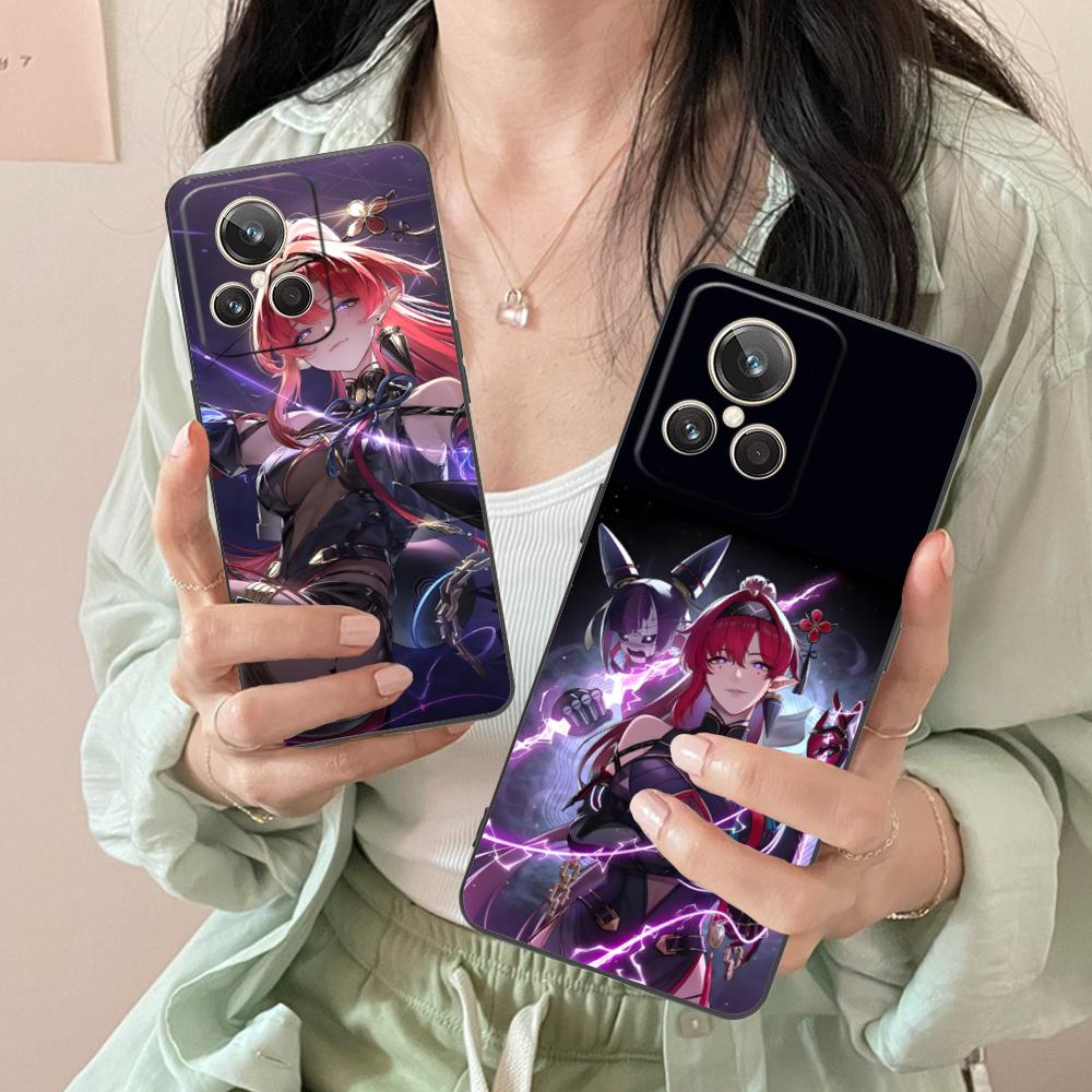 Wuthering Waves Yinlin Mobile Phone Case for Realme 15 14 13 12 11 10 9 Pro Plus T i Lite 5G Colorful Printing Cover Cover