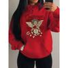 California Love Wing Angel Boy Printed Hoodies Women Harajuku Pocket Streetwear Fashion Oversized Hoody Fleece Autumn