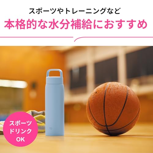 Zojirushi Water Bottle, Stainless Steel Mug, Large Capacity, 1.0L [Recommended for Exercise] Handle, Screw, Dishwasher Safe, Seamless, 2 Care Points