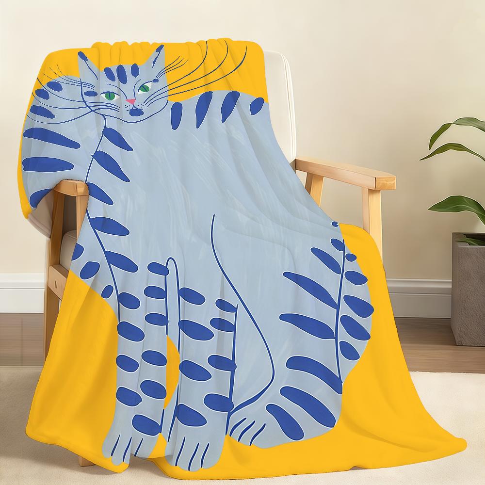Nordische Tier Minimalistische Decke Weiche Überwurfdecke für Zuhause Schlafzimmer Bett Sofa Picknick Reise Büro Ruhe Abdeckung Decke Geschenk
