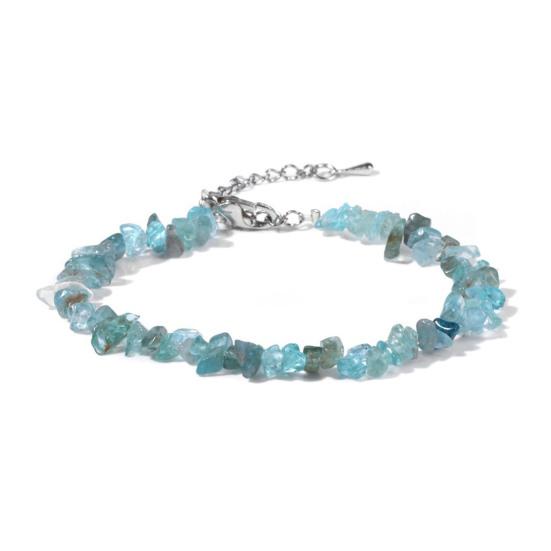 Women Bracelet Irregular Beads Decor Adjustable Length Non-fading Bracelet Wrist Jewelry Versatile