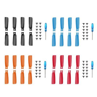 8pcs Quiet Flight Propellers Kit For Flip Drones Enhances Stability And Extends Flight Duration With Easy Mounting