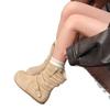 Women's Single Boots, Small Pleated Stacking Boots, Autumn New Western Cowboy Boots, Sleeve Boots