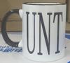 Foreign Trade Original Order Cunt Color-Changing Cup Ceramic Mug Coffee Water Cup Special Spoof Laugh Whole Person Gift