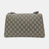 [Pre-Owned] Dionysus Chain Tiger Head Buckle Logo Canvas And Leather Shoulder Bag Small - Fair #ECDMLU