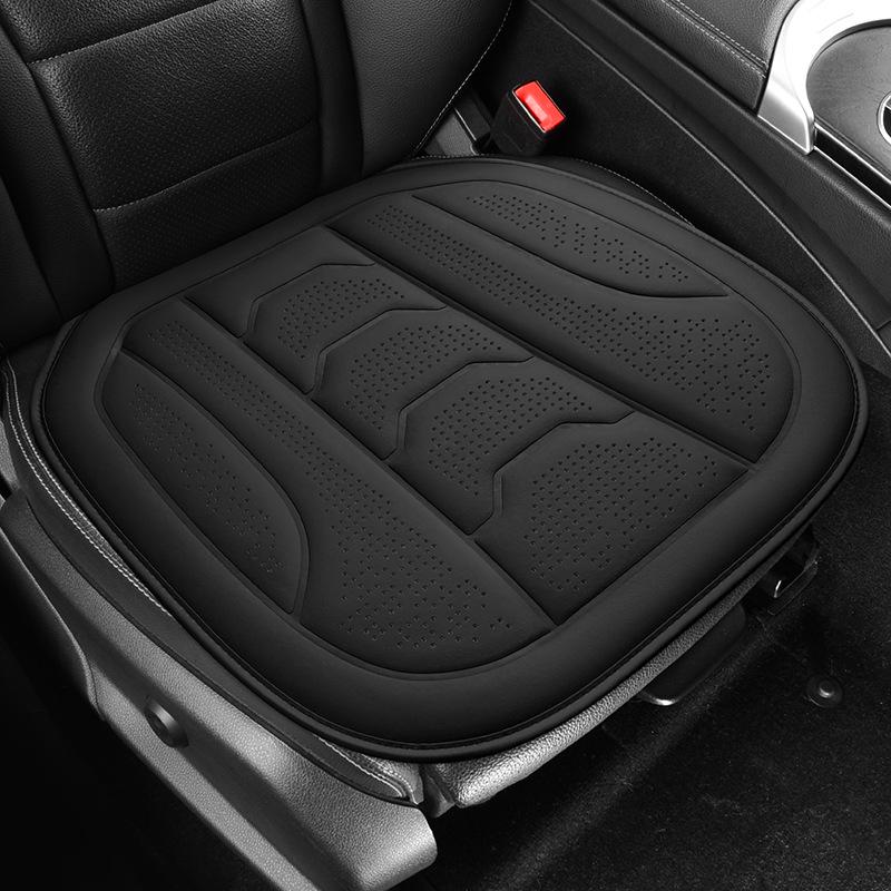 Universelles Leder-Autositzkissen für alle Jahreszeiten - Passend für Pick-ups, SUVs, Limousinen und Geländewagen