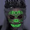Mary Funny Halloween Horror Mouth Luminous Tattoo Sticker, Face Sticker, Three-dimensional Spider Scar Waterproof