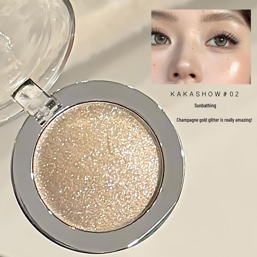 KAKASHOW Water-Forged Luminous Highlighter: Pearlescent, Long-Lasting, Creamy Texture for Eye/Face Brightening