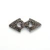 5 Pair Shiny Cheongsam Buckle Brooches Sweater Buttons Clothing Pins Crystal Cardigan Clip Cape Cloak Clasp