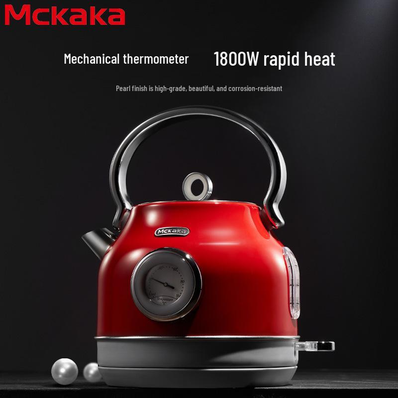 Mckaka 1.7L Stainless Steel Electric Kettle for Home & Hotel