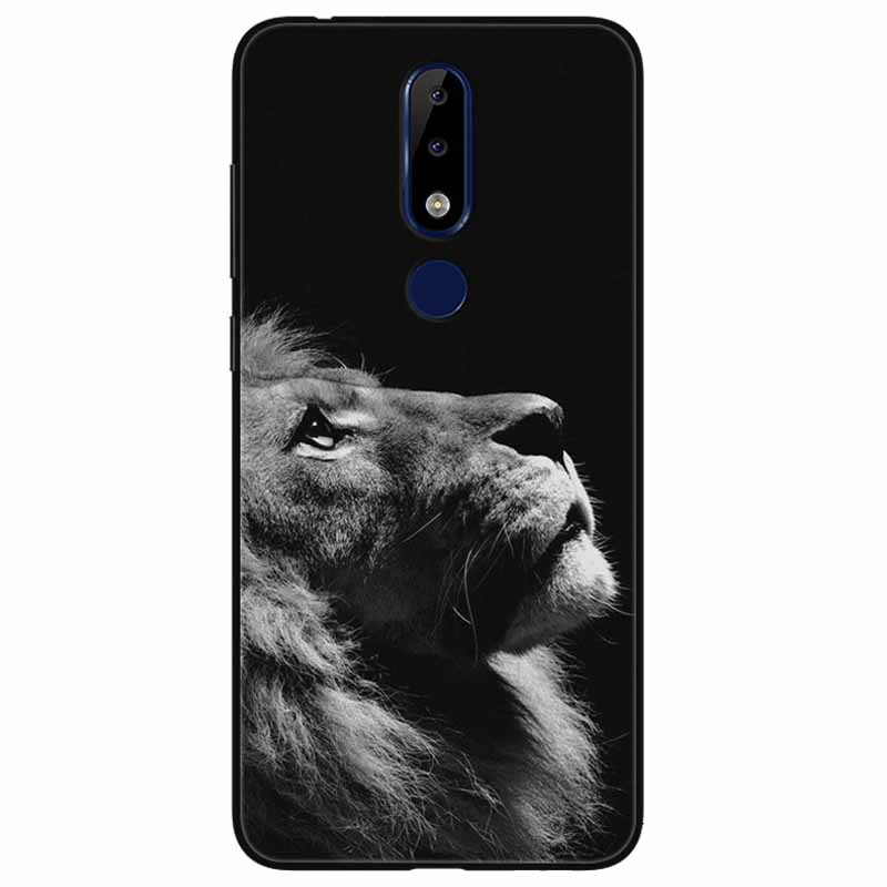 For Nokia 5.1 Plus Case Soft Silicone Cartoon Fashion TPU Phone Cases for Nokia X5 Cover 5.1Plus Cute for NokiaX5 Protective