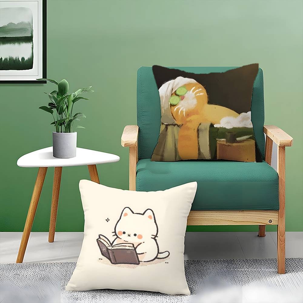 Party Of Animals Roligt örngott Komfort Soffsäng Silkeslent elegant Osynlig dragkedja Dekorativt kuddöverdrag
