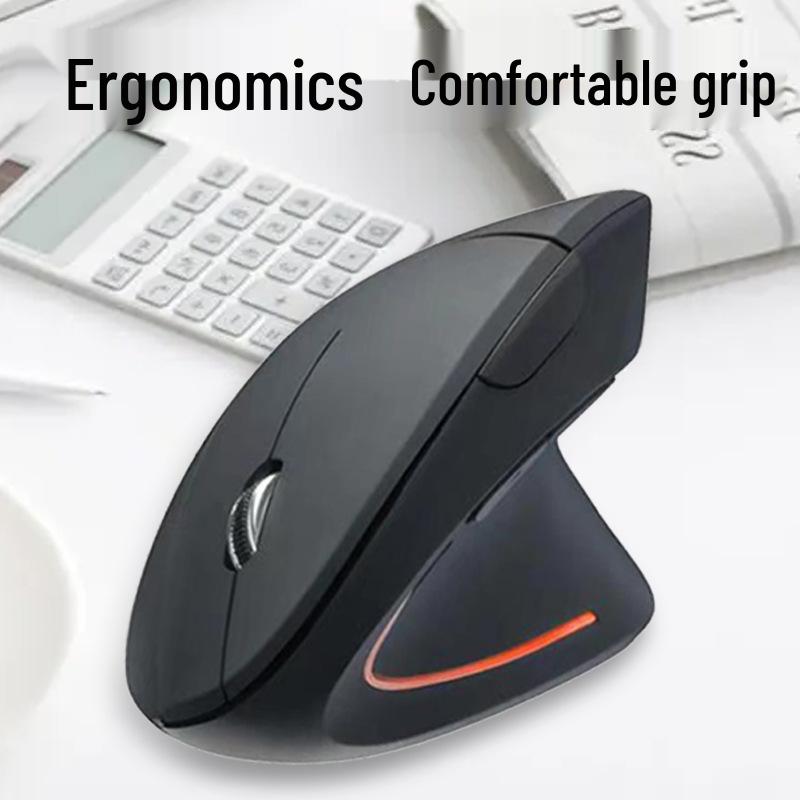 Bluetooth Rechargeable Silent Vertical Wireless Mouse for Laptop