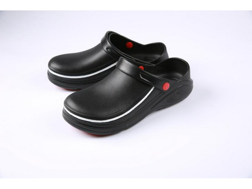 Oil-Proof Non-Slip Safety Work Shoes: Anti-Smash Protective Chef Footwear