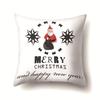 European and American Christmas Santa Claus Christmas Tree Creative Polyester Pillow Case Fashion Home Pillow Case