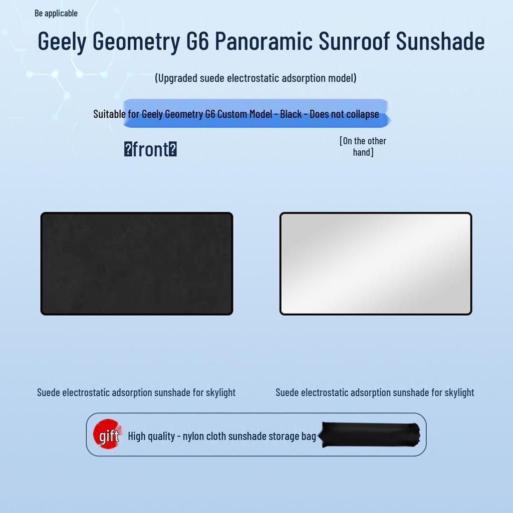 Geely 24 Geometry G6 Sunroof Sunshade: Heat Insulation & Privacy