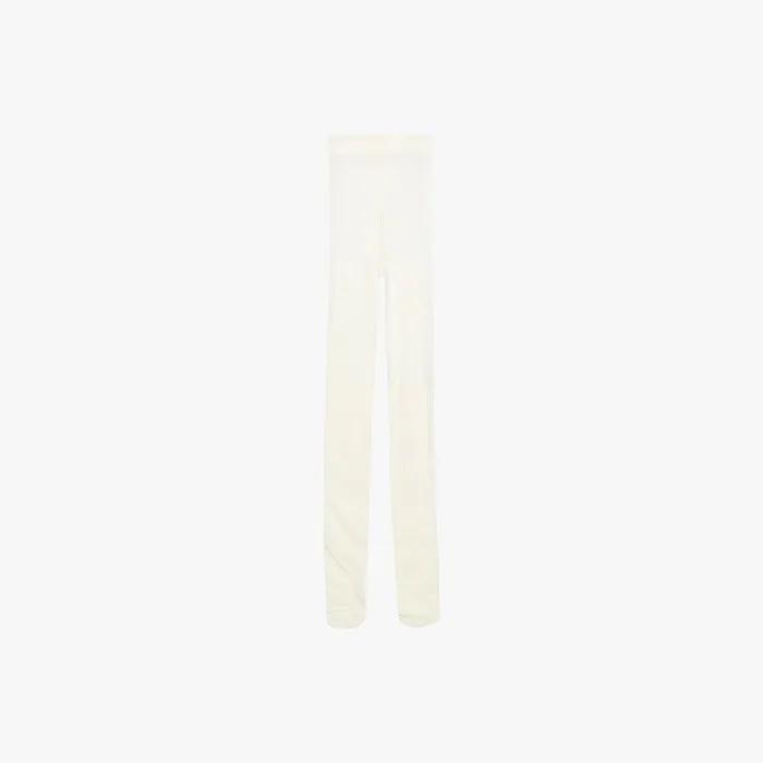 TWO-TONE PETAL STOCKING_IVORY