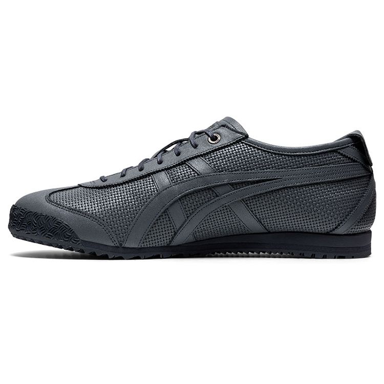 Onitsuka Tiger Mexico 66 Minimalist Solid Color Slip Resistant Durable Low Top Casual Shoes Unisex sneaker Dark-Gray 1183A826-020