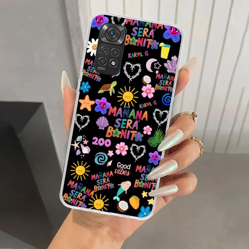 Karolg M-Manana Sera B-Bonito Phone Case for Xiaomi Redmi Note 15 14 14S 13 12S 12 Pro 11S 11 Plus 11T 11E 10S Soft Funda Print