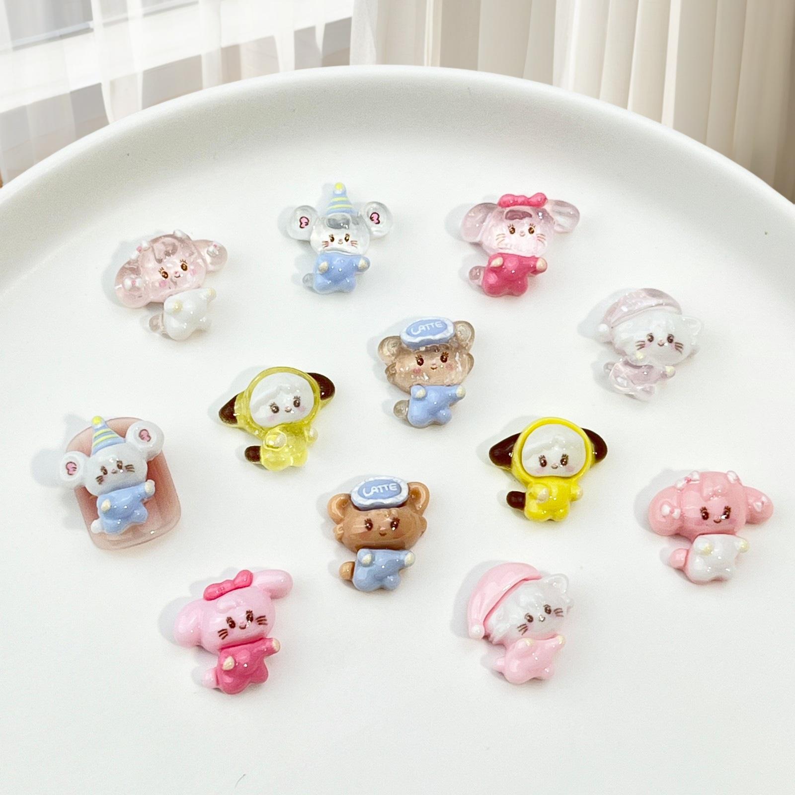 

Mikko Series 3D Cartoon Resin Nail Art Accessories for DIY