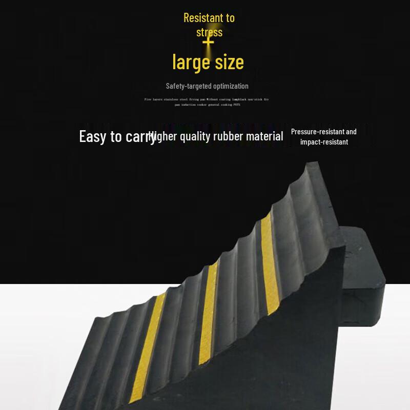 Rubber Wheel Chock for Large Trucks