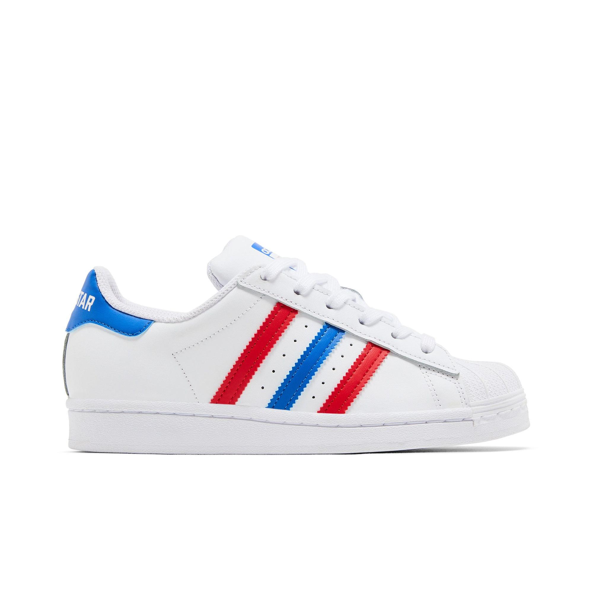 Adidas Superstar `White Red Blue` (Unisex)