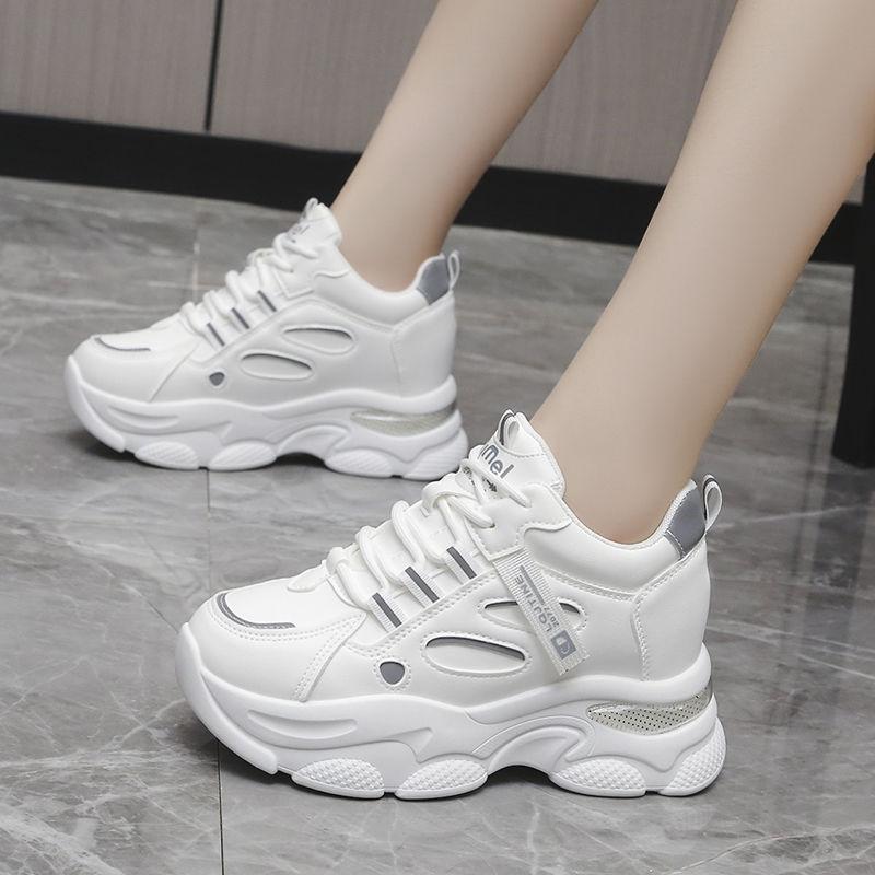 Inner heightening dad shoes New spring and autumn small thick-soled breathable casual sports