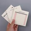 Check List Plan List Stationery School Supplies Memo Pad Daily Weekly Month Planner Weekly Plan