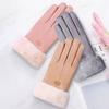 Keep Warm Touchscreen Gloves Soft Thermal Mittens Ladies Driving Gloves  Cold Weather