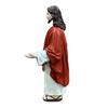 5palcová figurka Ježíše s otevřenými pažemi Ručně malovaná náboženská socha Ježíše Pryskyřičná křesťanská socha pro duchovní sbírku Domácí dekorace