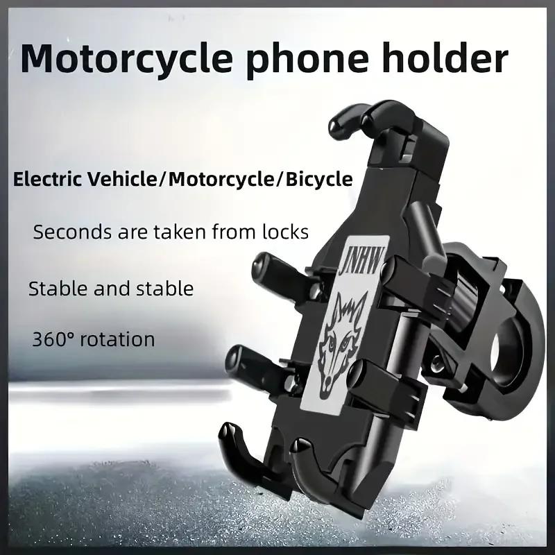 Universal Upgraded Eight Claws Mobile Phone Holder for Motorcycle Scooter ATV Bicycle E-bike Cell Phone Bracket