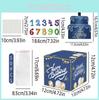 Blue Digital Number Birthday Gift Box For Birthday Party Decorations And Cash Gifts