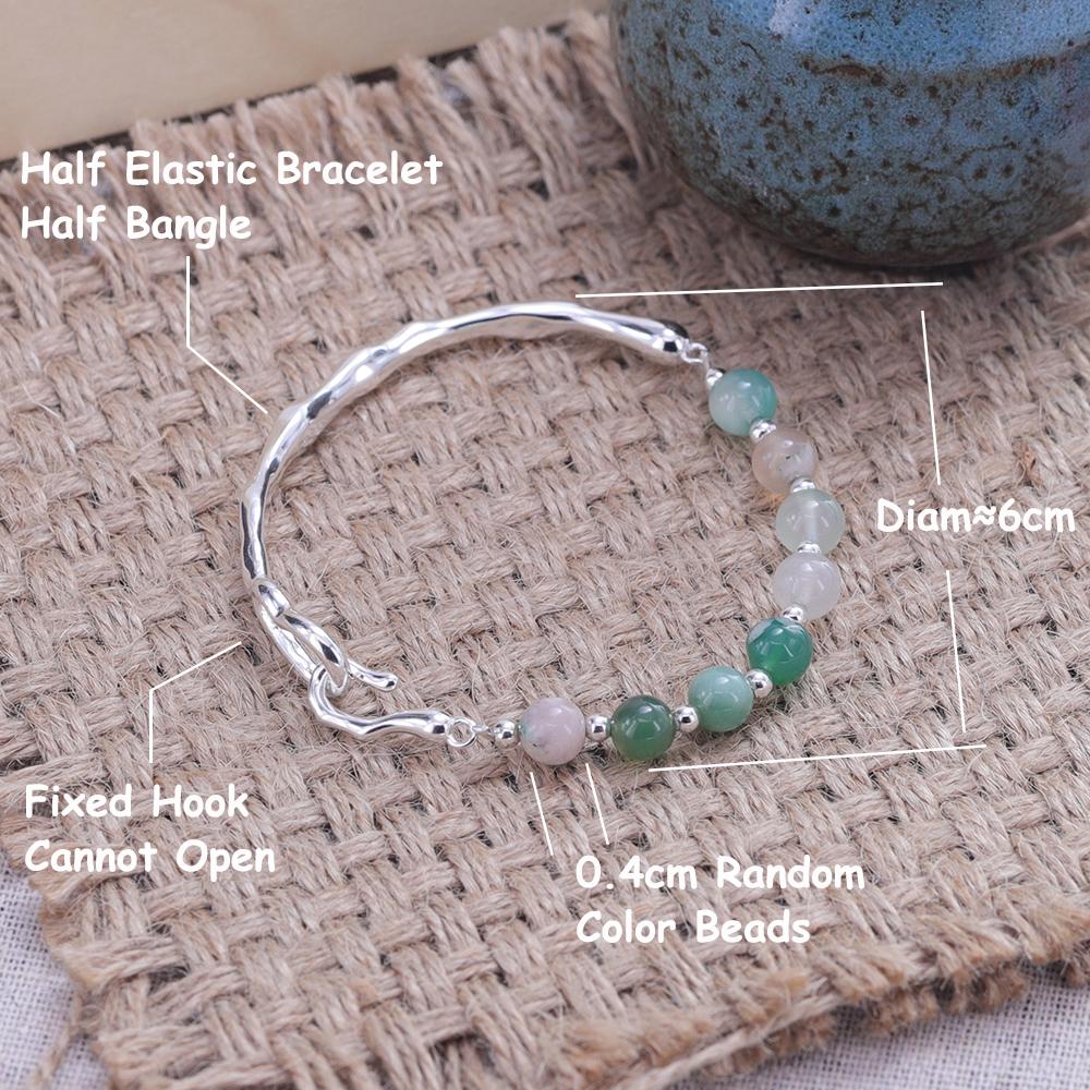 925 Silver Three-Layer Chain Circle Bracelet For Women Simple Exquisite Gift Wedding Accessories