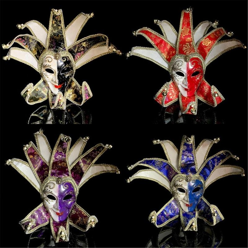 Masquerade Mask Halloween Full Face Mask Masquerade Full Face Mask Costume Accsessory for Halloween Carnivals Party