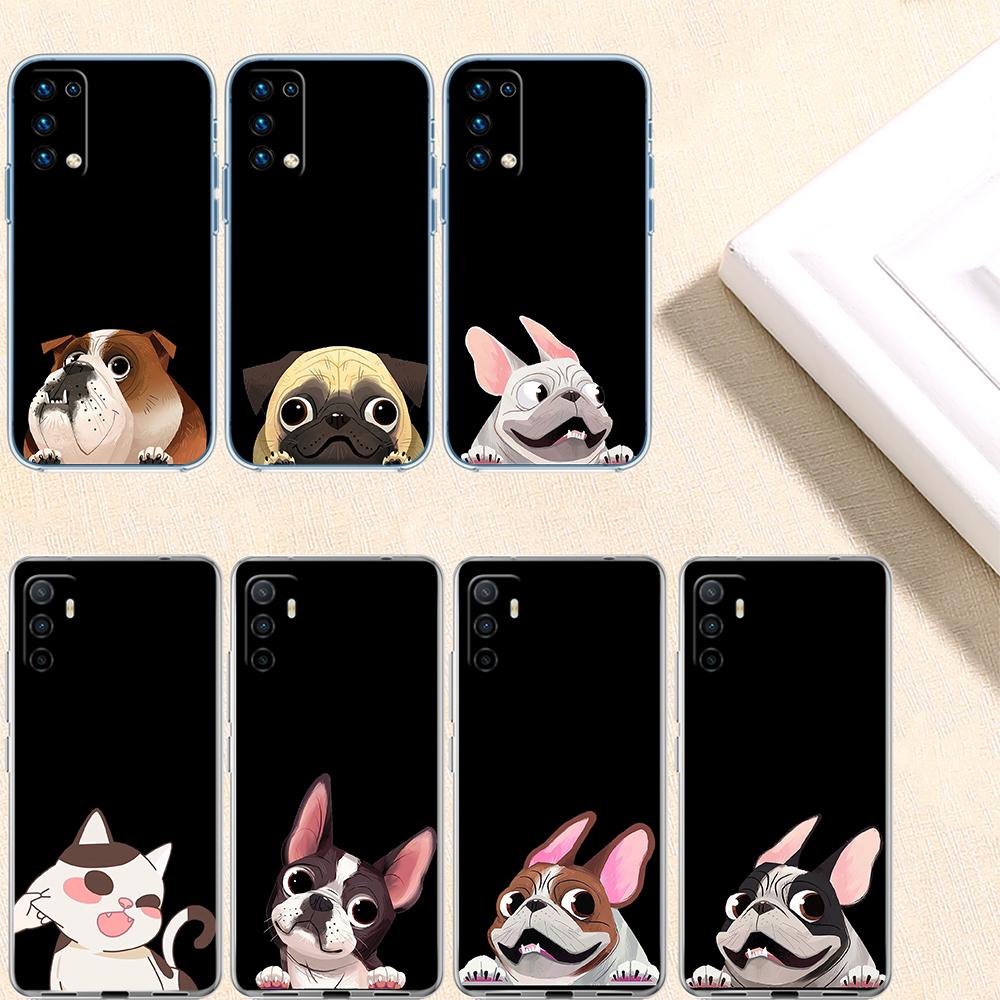 UP24 Cute Pug Dog Bull corgi Case for LG K22 K30 K40 K40S K41 K42 K50 K50S K51 K51S K52 K61 K62 K71 K92 Q60 Q61 V40 V50 V60
