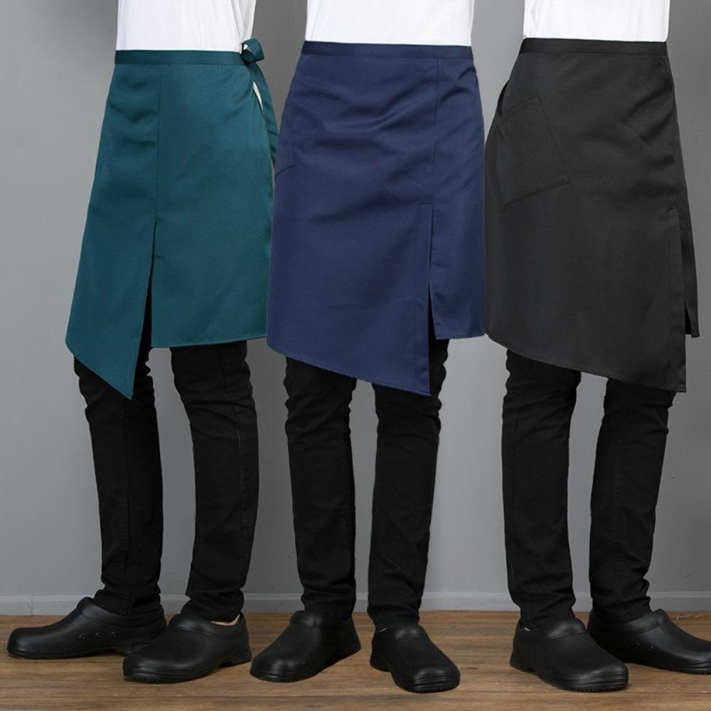 Tie Back Restaurant Apron Multi-function Kitchen Apron New Half Apron  Restaurant Use