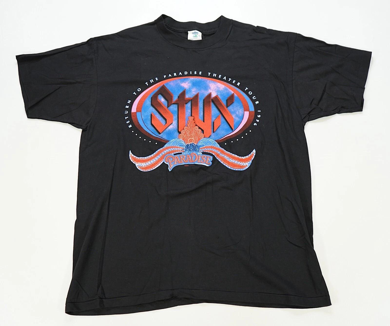 Rare VTG WINTERLAND Styx Return to the Paradise Theatre 1996 Tour T Shirt 90s XL 3XL