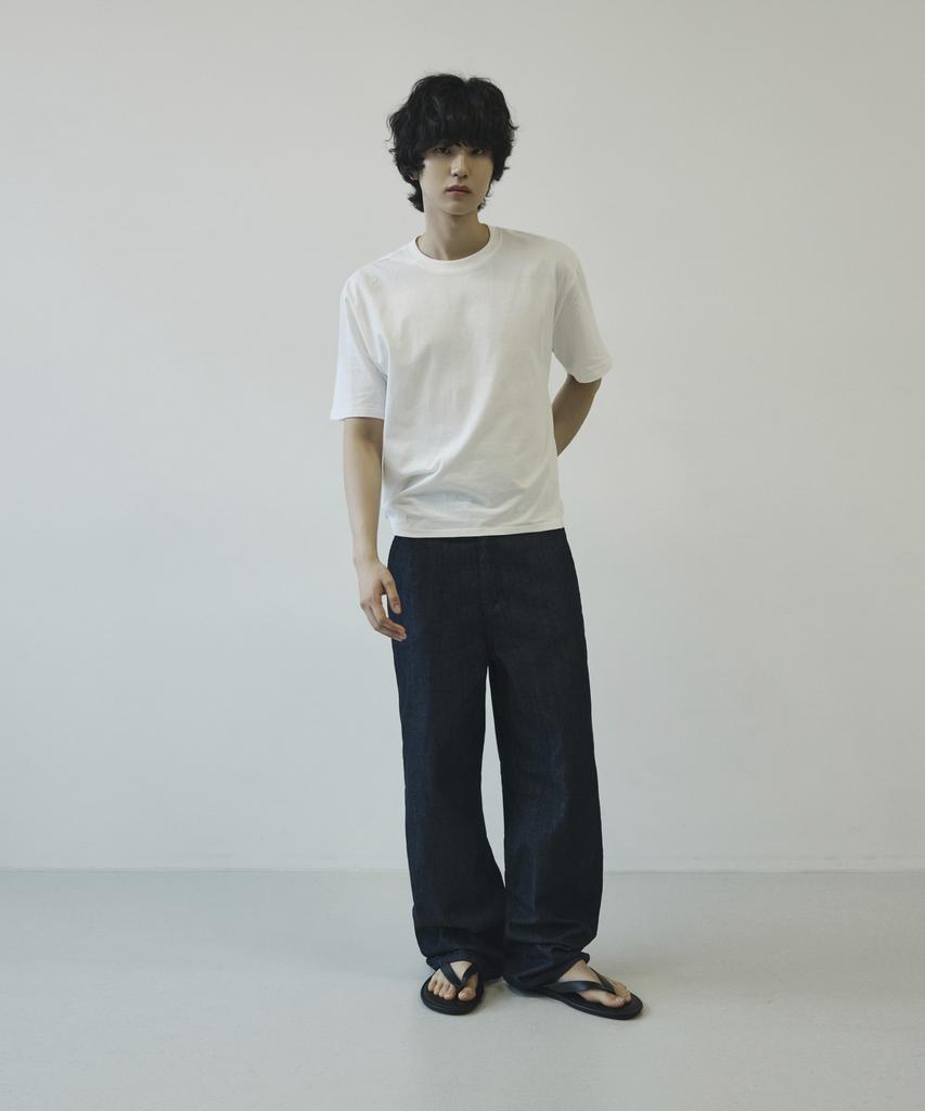 SIGNATURE Natural Crop Short Sleeve T-Shirt [White]