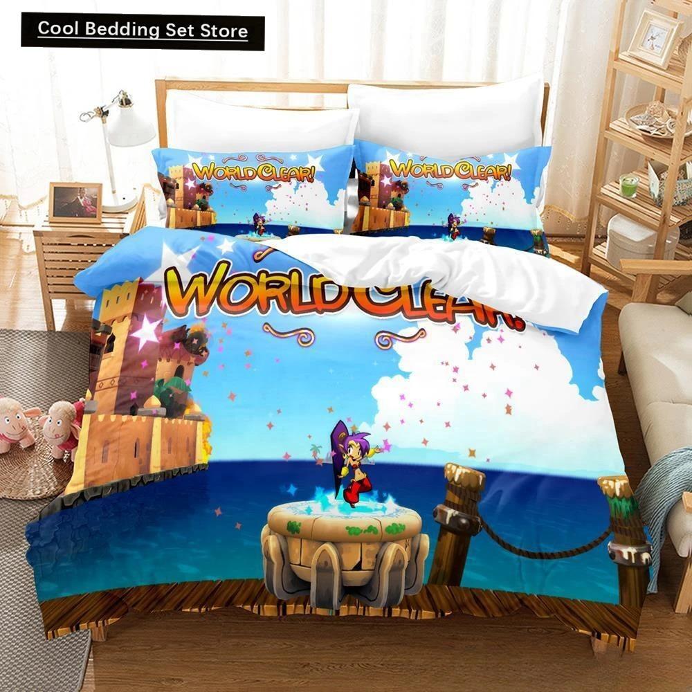 Kawaii Gromit Bedding Set Single Twin Full Queen King Size Bed Set Aldult Kid Bedroom Duvetcover Sets Print Anime Bed Sheet Set
