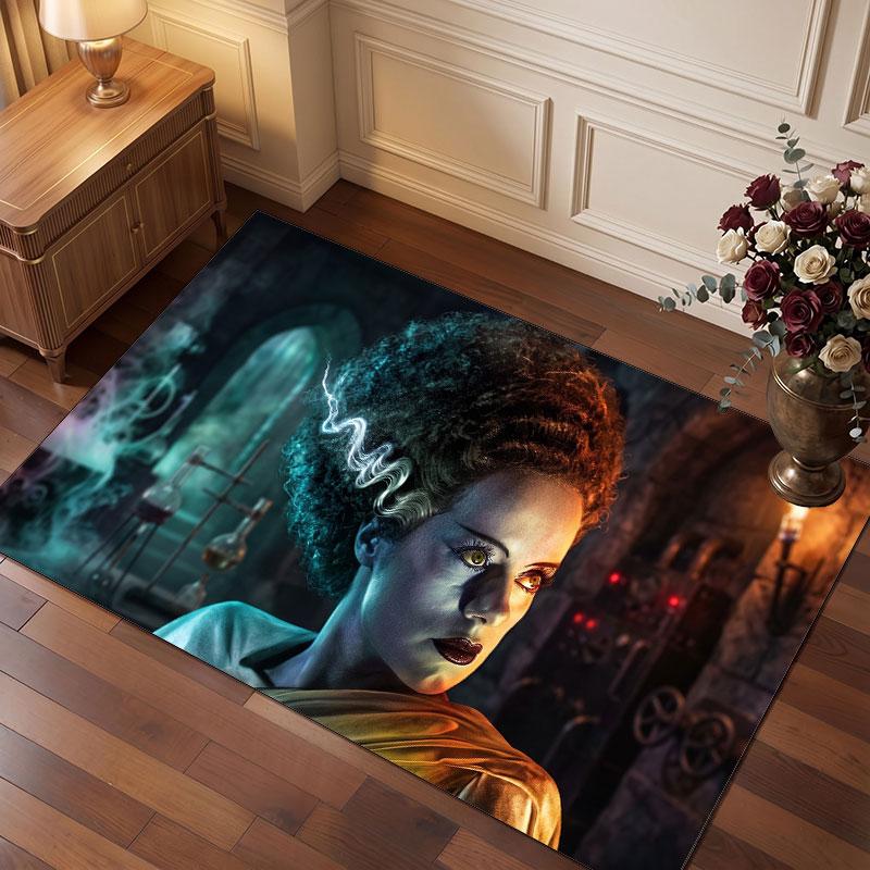 Bride of Frankenstein Rug Soft Thick Non Slip Floor Carpet for Bedroom Living Room Home Decor