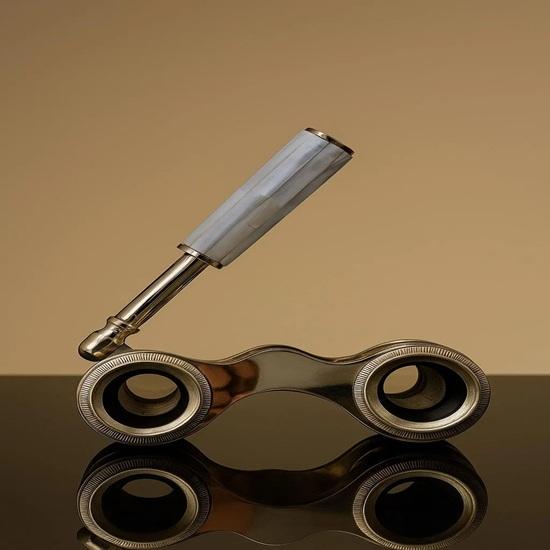 Brass Folding Binocular Monocle Nautical Spyglass 10.16 cm Wedding Anniversary Birthday Christmas Graduation Day Thanksgiving Gift