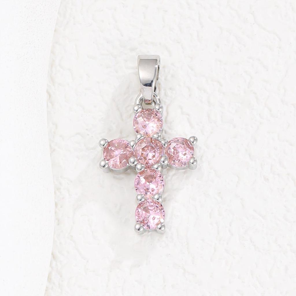 Exquisite Copper Micro-Plated Gold Birthstone Pendant for Every Month