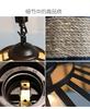 Retro Classical Hemp Rope Pendant Hanging Lamp Lustre for Ceiling Chandelier Classic Antique Industrial Iron Dining Room Light