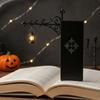 Wrought Iron Street Lamp Bookends Button Cell Battery Powered Bookmark Light  Study Room